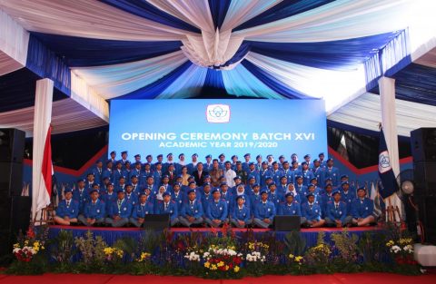 Opening Ceremony Students of President Senior Highschool Batch XVI Academic Year 2019/2020