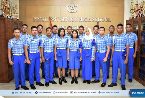 Anggota PKS (Petugas Kedisiplinan Siswa) Baru SMA Presiden Angkatan XV Tahun Pelajaran 2020/2021