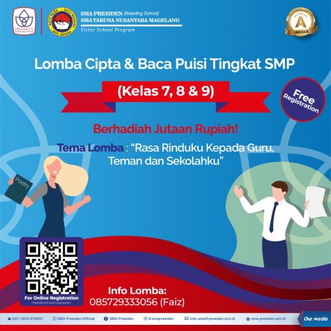Lomba Cipta & Baca Puisi Tingkat SMP/Sederajat se-Indonesia